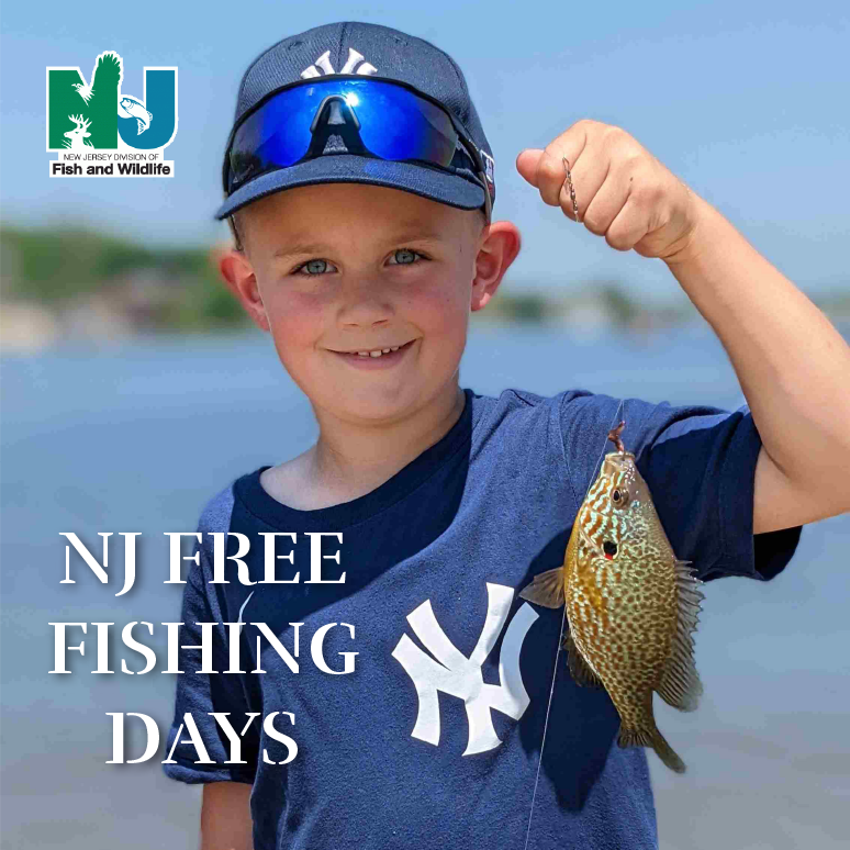 NJ Free Fishing Day, June 1